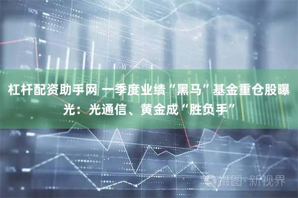 杠杆配资助手网 一季度业绩“黑马”基金重仓股曝光：光通信、黄金成“胜负手”